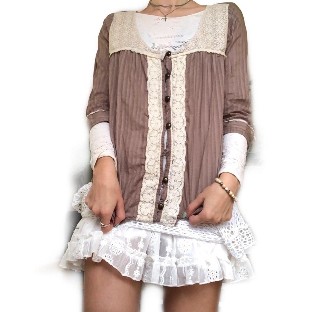 bke cottagecore blouse